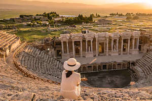 Pamukkale ja Hierapolis, pienryhmäkierros ja nouto