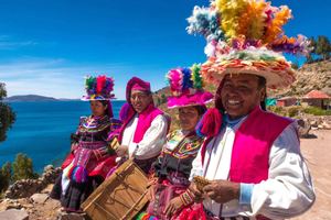 From Puno: Uros and Taquile Islands with Lunch and Entrance