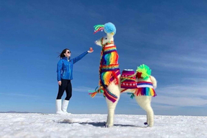 From Uyuni: Uyuni Salt Flats and Sunset Full-Day Tour