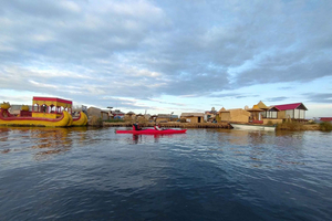 Kayaking uros and Taquile island