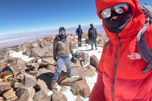 Sairecabur Volcano Summit near 6000masl.