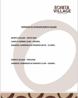 Bonita Village - Restobar