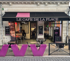 Pizzeria café de la place de cauderan