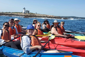 Viagem de um dia a partir de Caiaque e caminhada até Thacher Island