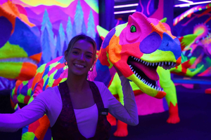 Glow-in-the-Dark Mini Golf Experience at GLOBALLS Brighton