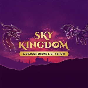 Sky Kingdom: Un espectáculo de luces de drones dragón