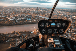 25-minütiger Helikopterflug mit Panorama-Aussicht