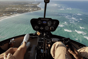 35-minütiger Helikopterflug zu den Moreton Bay Islands