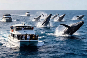 Airport Pickup & Whale Watching Before Check-In
