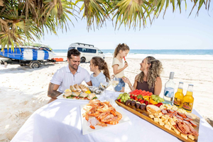 Ilha Bribie: passeio de 4x4, caiaque e almoço com frutos do mar