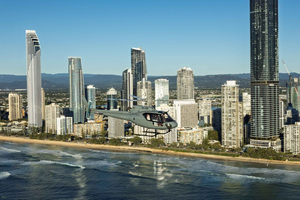 Privater Helikopterflug zur Gold Coast mit luxuriösem Mittagessen