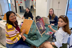 Oil Paint and Sip Class with Artist Guidance