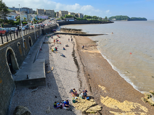 Clevedon Beach pier