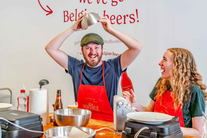 Bryssel: Workshop i belgisk våffeltillverkning med ölprovning