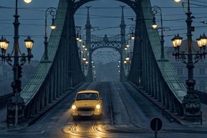 Budapest Day & Night Trabant Tourwith Pálinka and PhotoStops