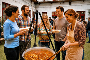 Encuentro de cocina de goulash - Emblemático bar en ruinas de Budapest