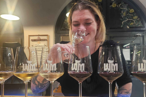 Cata rápida de vino en el festival Sziget