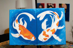Sofía: noche privada de pintura y vino con un artista