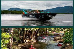 river tubing nella foresta pluviale e jet boat a Cairns – 2 tour