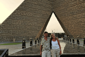 Il Cairo: Tour serale del Cairo e cena al parco EL Azhar