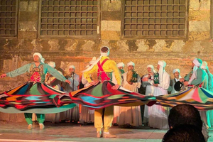 Kairo: Det egyptiska kulturarvet Tanoura dansuppvisning