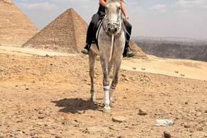 Kairo: Ridtur vid pyramiderna i Giza