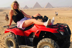 Cairo: Private Quad Bike Desert Tour with Pyramids & Sunset
