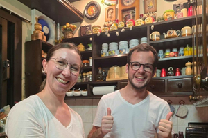 El clase de cocina con la familia de Somaya