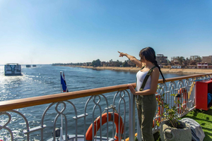 Desde El Cairo: Crucero de 5 días por el Nilo hasta Asuán y vuelos en globo