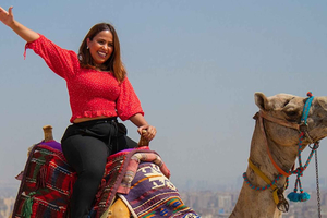 Giza: Tour guidato delle Piramidi al tramonto