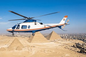 Voo de Helicóptero sobre as Pirâmides e o GEM