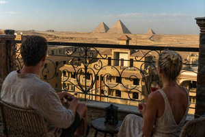Hurghada: 2-dagarsutflykt till Kairo med lyxboende med utsikt över pyramiderna
