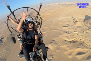 Paramotor Experience Over the Great Pyramid in Cairo, Egypt