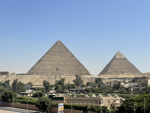 Unique pyramids view inn