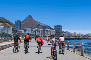 Tour en bici por Ciudad del Cabo por la mañana o al atardecer con aperitivos