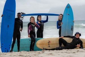 Ciudad del Cabo: clase de surf, ruta panorámica y pícnic al atardecer