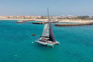 Cabo Verde: 2-Hour Sunset Eco Catamaran Cruise with Cava