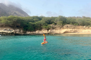 SUP Tarrafal: Stand Up Paddleboard-lektion og tur