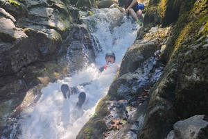 Avventura di canyoning in Val Graveglia