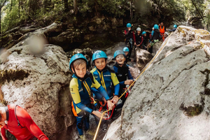 Canyoning from age 6 at Les Carroz / La Balme