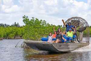 Everglades: Mangrove Maze Airboat Tour og Boardwalk