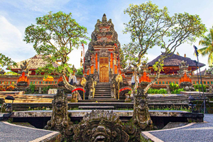 From Bali: Saraswati Temple, Monkey Forest, Ubud Waterfalls
