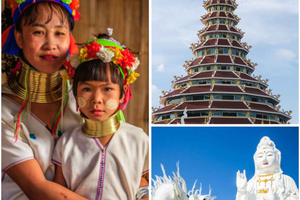From Chiang Mai: Chiang Rai Temples & Long Neck Village Tour