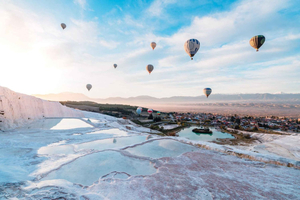 Da Marmaris: gita di un giorno in mongolfiera a Pamukkale con pranzo