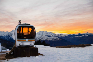 Gondola Sauna - Panoramic wood-fired sauna in the Pyrenees (Hautacam)