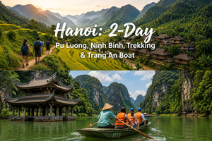 Hanoi: 2-Day Pu Luong, Ninh Binh, Trekking & Trang An Boat