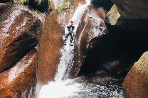 Intermediate Canyoning in Madeira – Jumps, Slides & Rappels