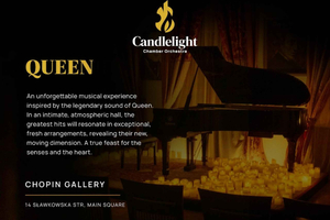 Cracovia: concerto a lume di candela con la Candlelight Chamber Orchestra – classici del cinema e del rock
