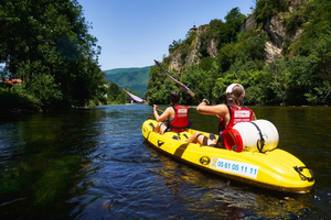 Ornolac-Mercus Discesa in canoa Fuga sull'Ariège