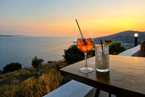 Saranda & Ksamil: Sonnenuntergangs-Tour zur Burg Lëkurësi mit Freizeit